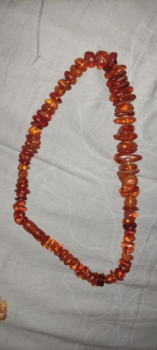 Бусы янтарные советские