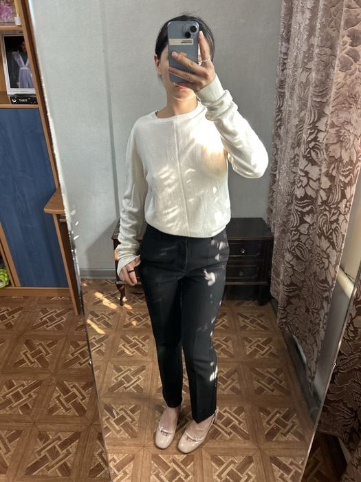 Кофта белая вязаная