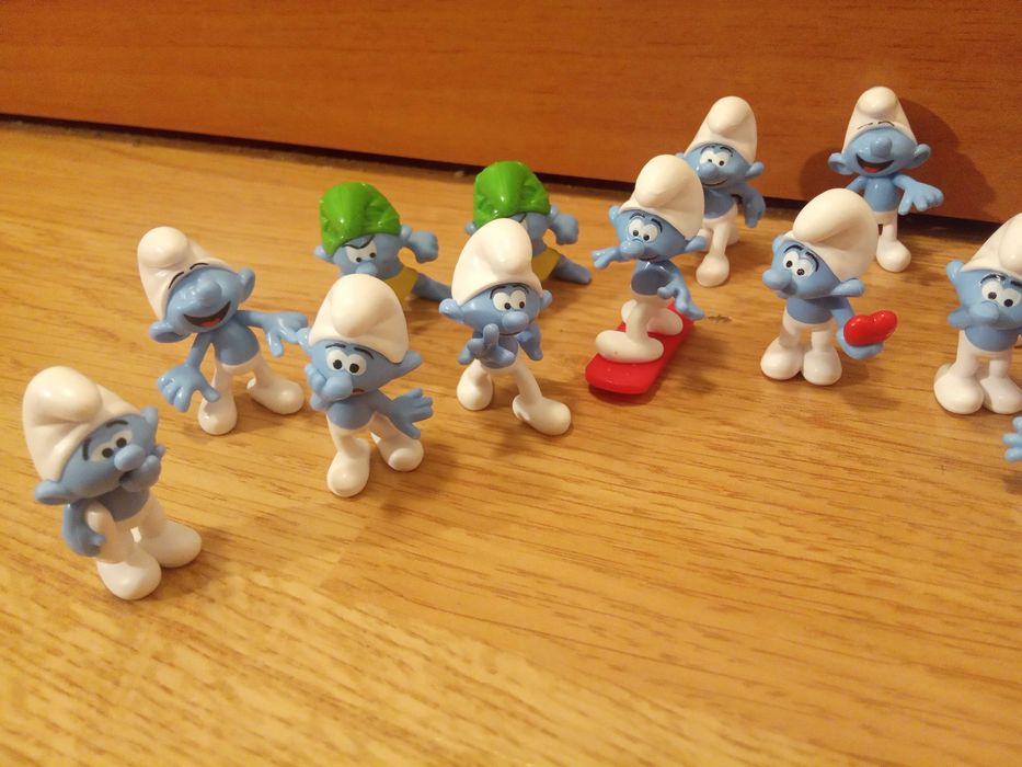 Figurine strumfii de la Kaufland, 42 de bucati