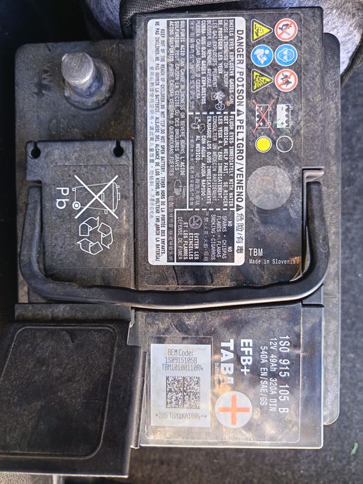 Baterie auto start-stop originala VAG 49ah