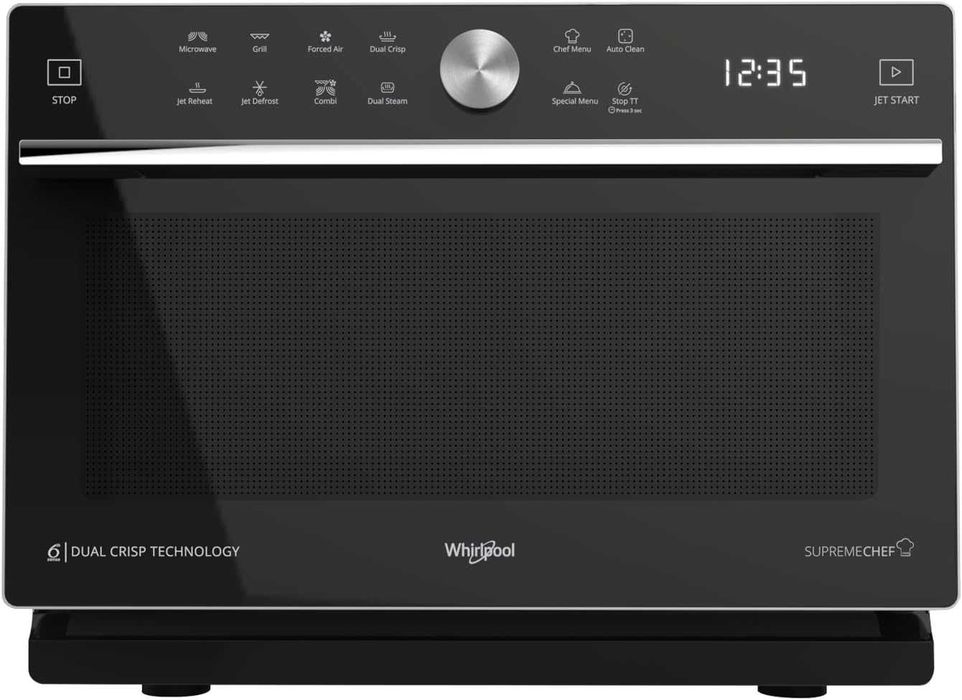 Whirlpool Supreme Chef MWSC 933 SB – комбинирана микровълнова фурна с грил, 33 л
