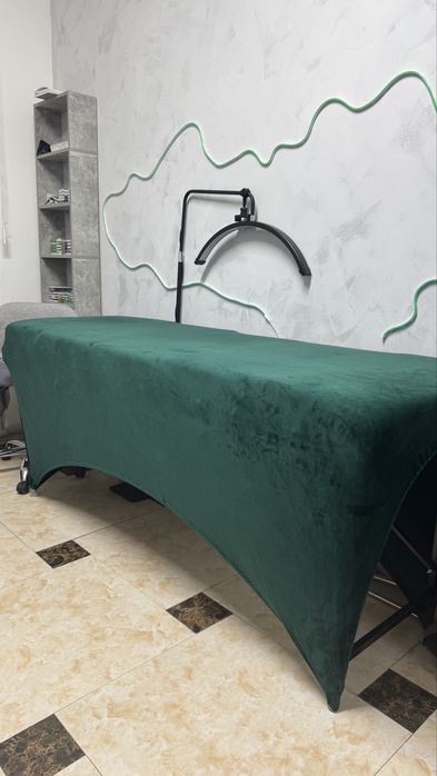 Продам кушетку в наборе с матрсом и чехлом