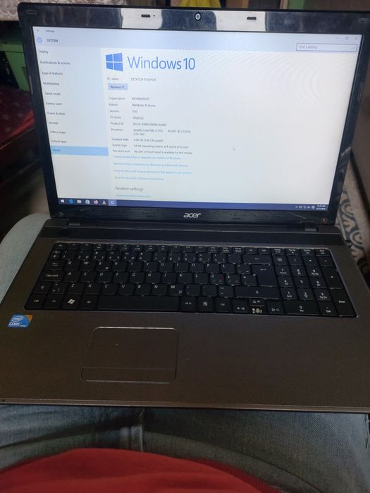 Acer aspire 7739