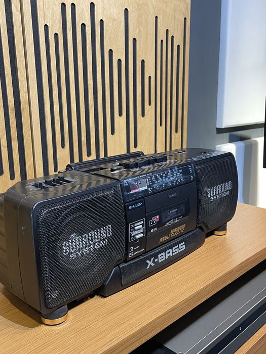 Radio casetofon boombox sharp wq t352 servisat