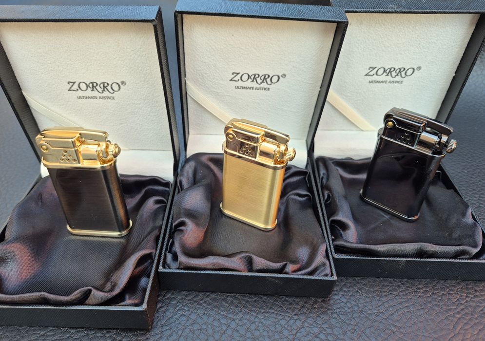 Луксозна бензинова запалка ZORRO  в подаръчна кутия,Z602