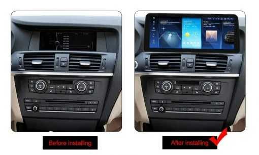 Navigatie Android BMW X3 F25 / X4 F26  , Carplay Android Auto + Camera