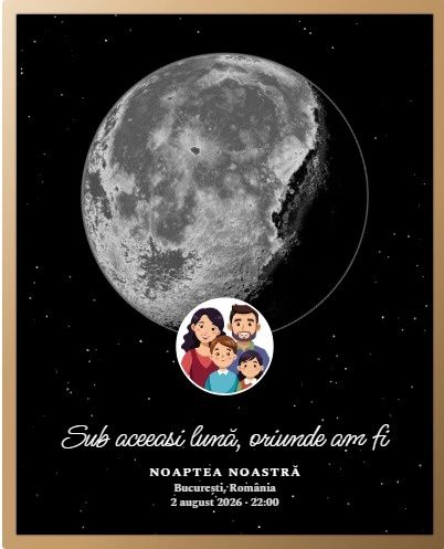 Poster Luna personalizat