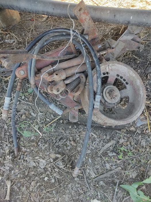 Советская роторная косилка