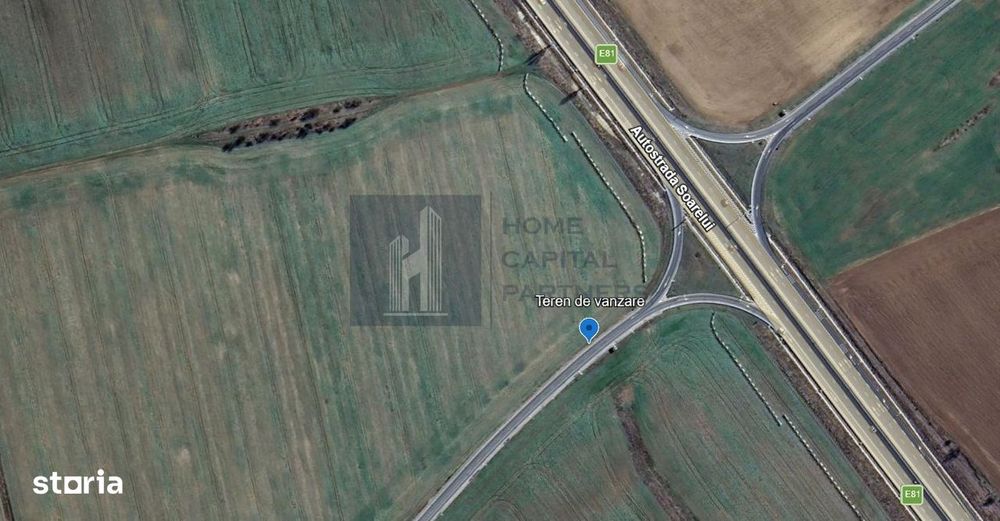 Teren intravilan 2.721 mp | Brănești Ilfov | Nod A2/E81 | UTR Lm1