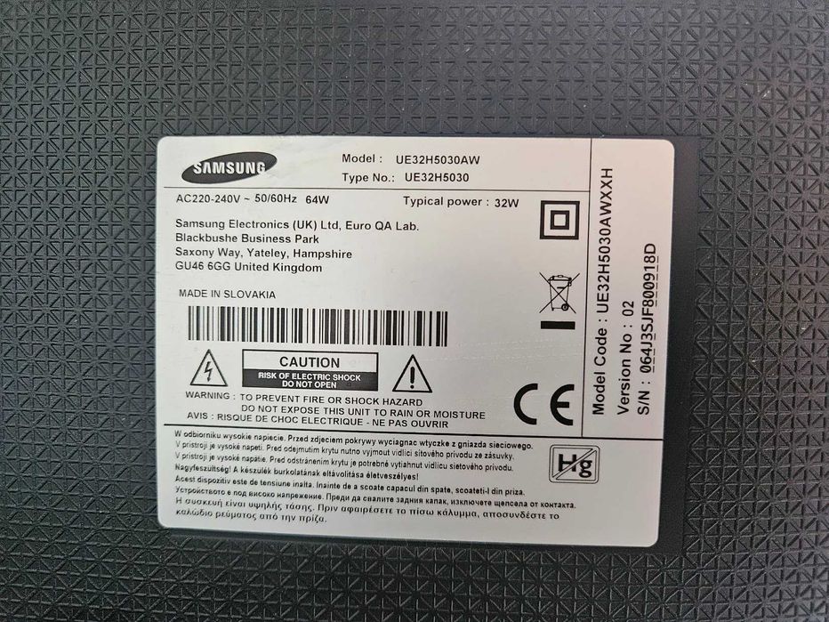 TV Samsung  UE32H5030AW