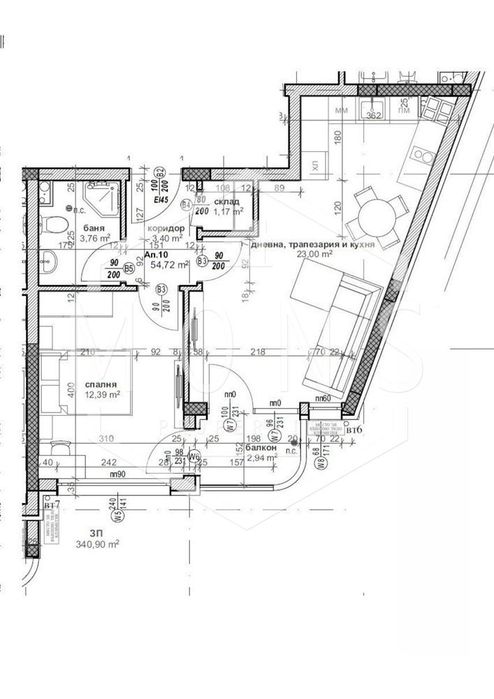 Продава се Двустаен апартамент в Велико Търново, Картала - 63 кв.м за 1267 €/кв.м - Снимка #1