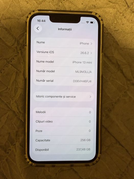iPhone 13 mini 256GB Blue - Baterie 100% (Ecran Original)