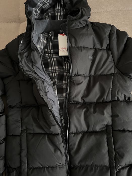 Черно мъжко яке Lee Cooper