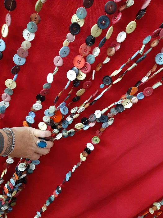 Ресни за врата от копчета