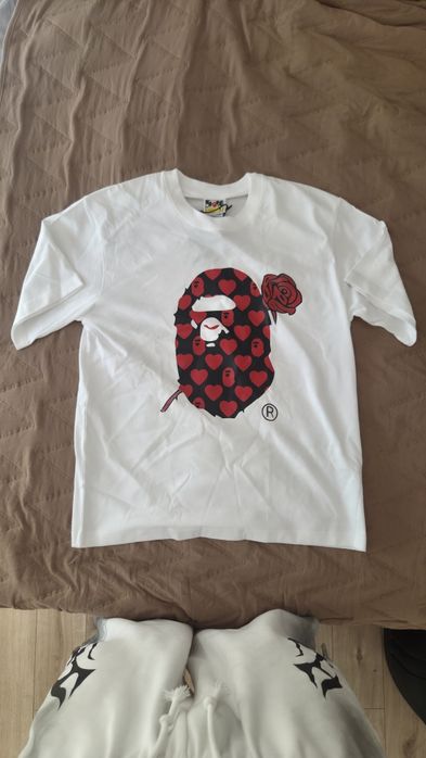 Tricou bape cu trandafir