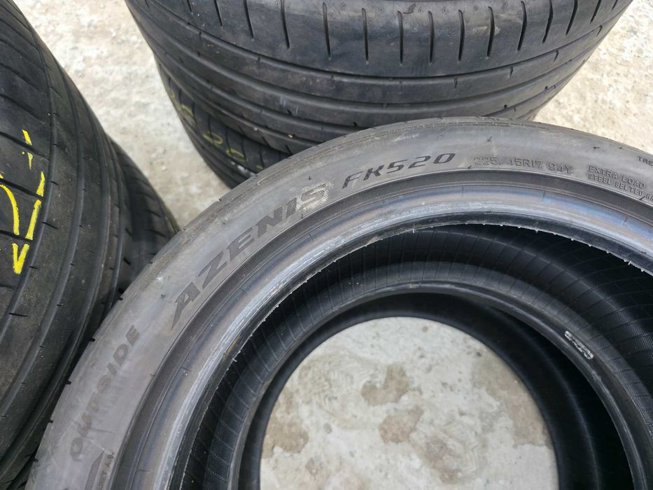 2 Anvelope de VARA - 225/45/17 94Y - FALKEN Azenis - Stare F BUNA - DOT 2024 !