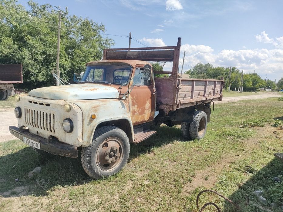 Газ 53 самосвал на ходу