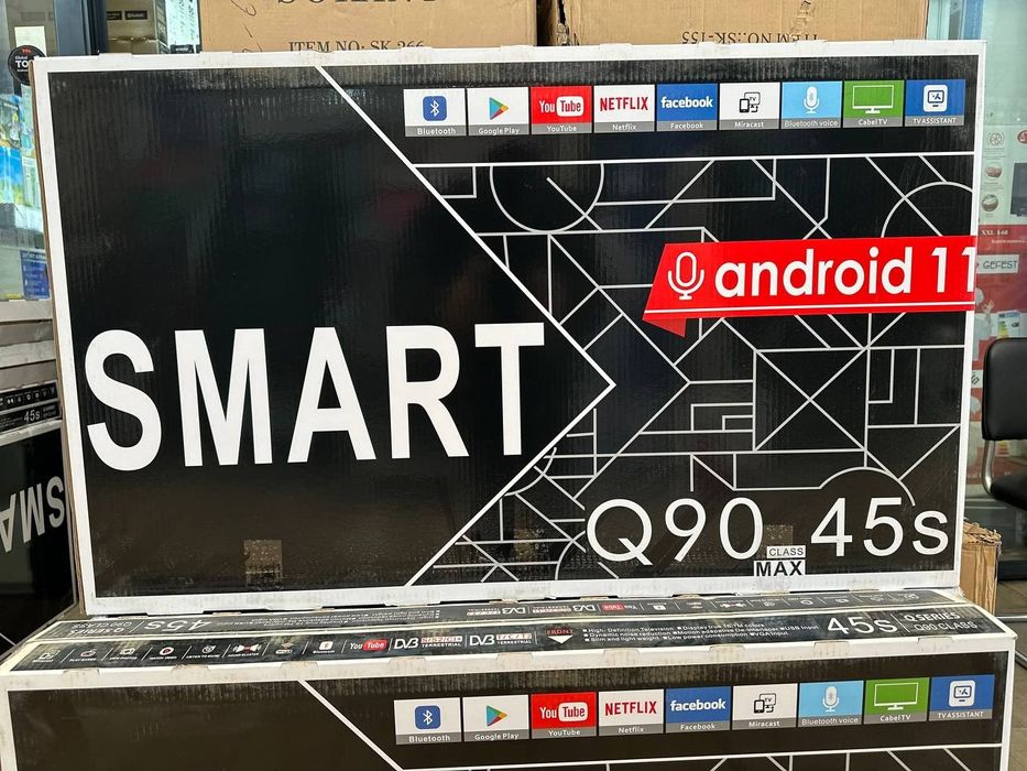 Бесплатная Доставка Samsung 45 smart Android 2025 года Гарантия