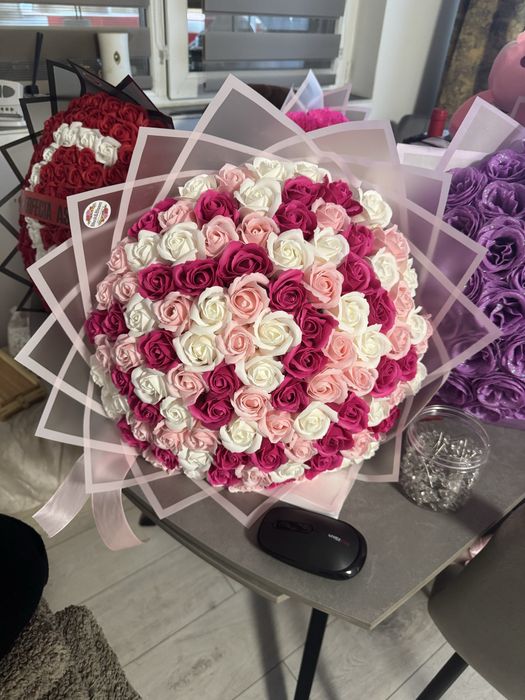 Buchet Trandafiri de Sapun Premium