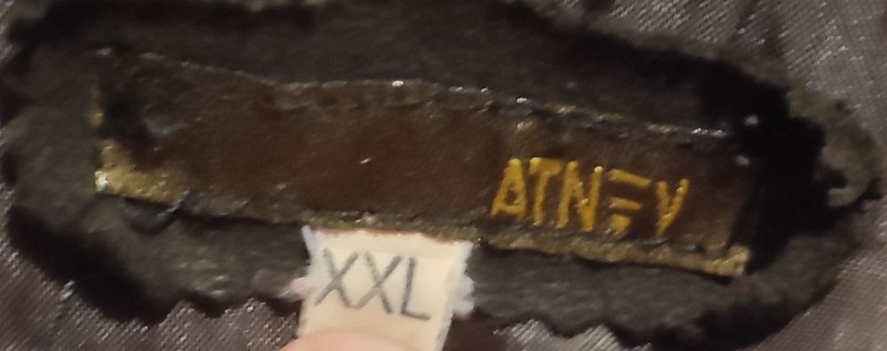 Geaca Piele maro ATNEI, mărimea XL-,XXL