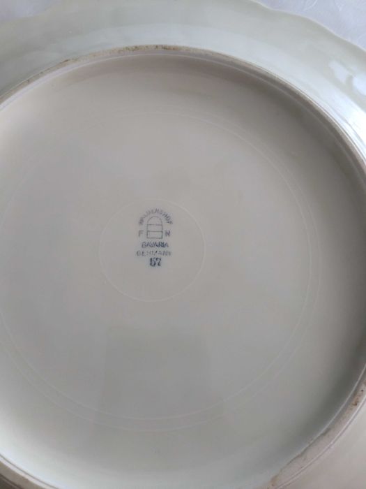 30 см блюдо тарелка Бавария Waldershof фарфор Германия Meissen Art
