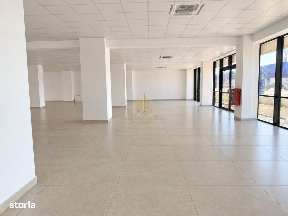Spațiu comercial nou, 493.4 mp, vitrină 20 m, Suceava, zona Obcini