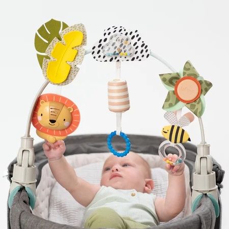 Jucarie pentru carucior Arcada aventuri in savana, +0 luni, Taf Toys