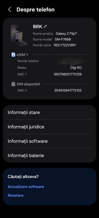 Samsung Galaxy Flip 7 in garanție,  full box !