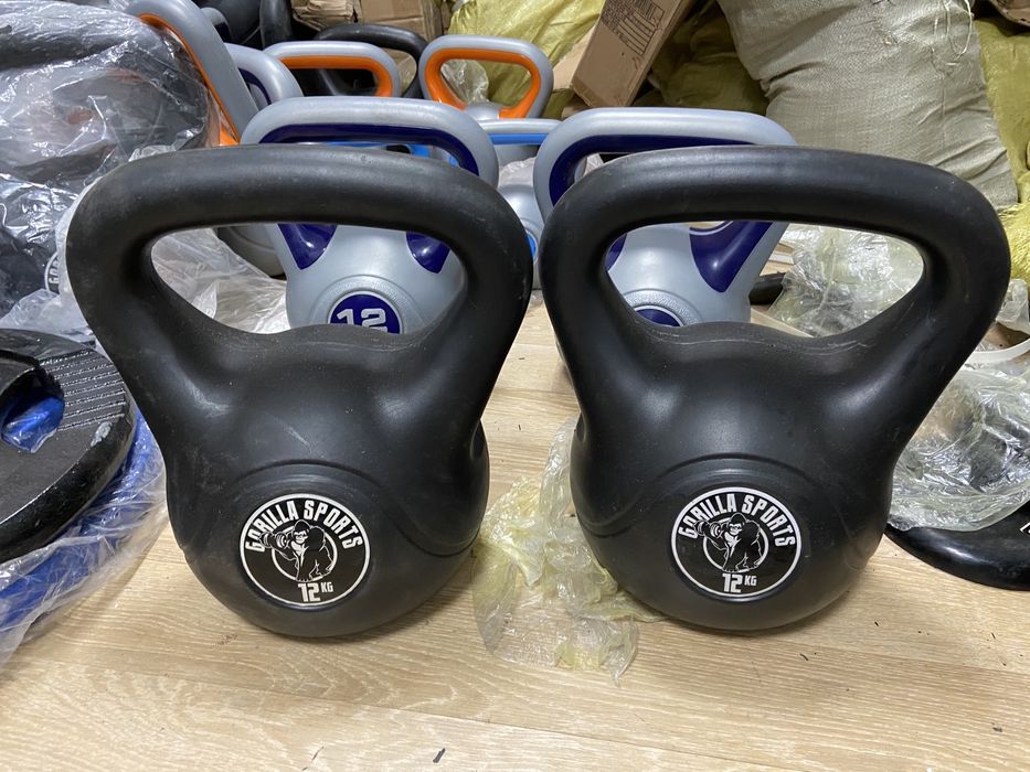 Kettlebell set 24 kg- 12 kg+12 kg= 24 kg noi made in germany profesion