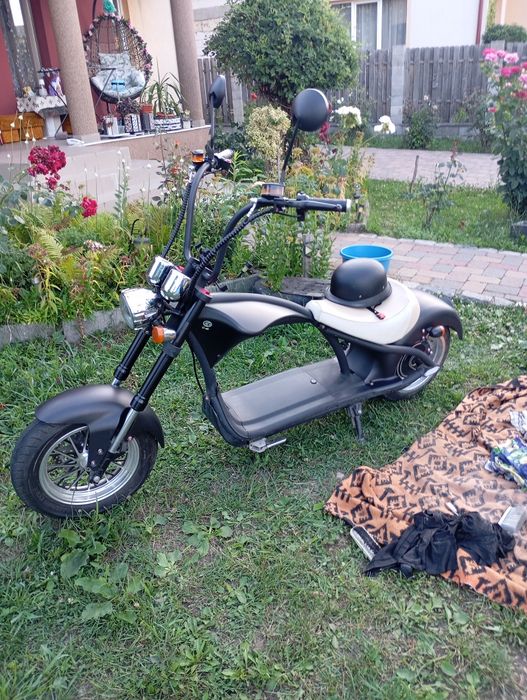 Vând motocicletă electrica chopper model M1 shansu fabricat in 2021
