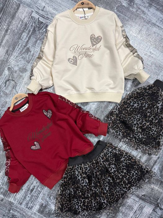 Комплект блуза с пола 3 до 10г