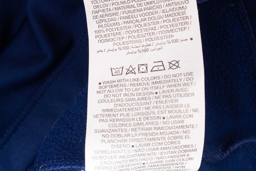 Nike оригинален мъжки суичър тренирочъчна блуза 1/2 цип подплатен S