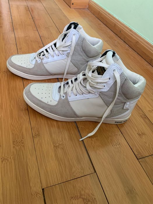 Високи бели маратонки G-STAR RAW