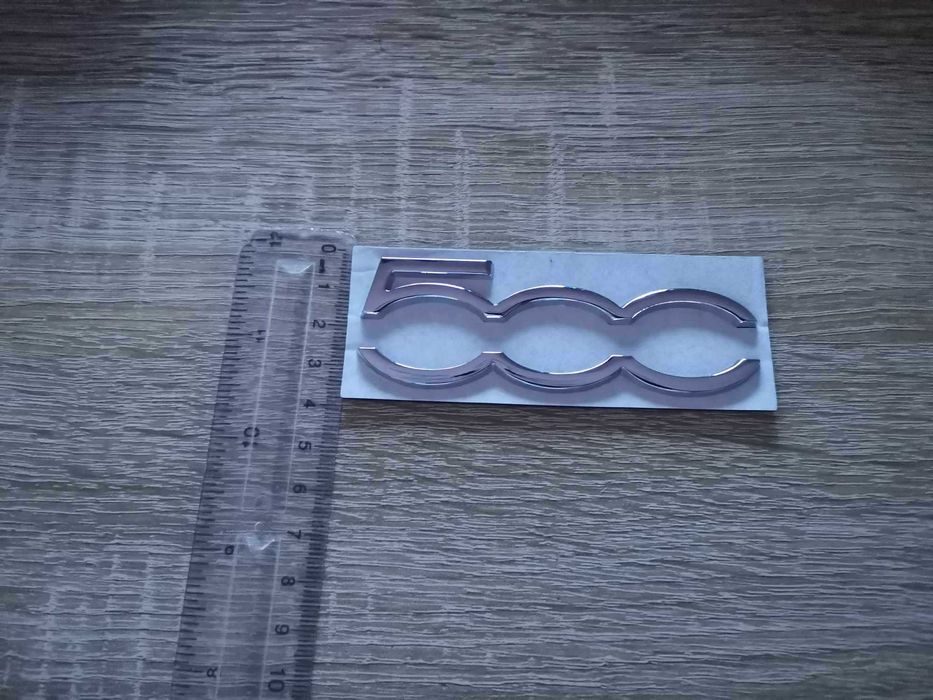 сребриста емблема Фиат Fiat 500