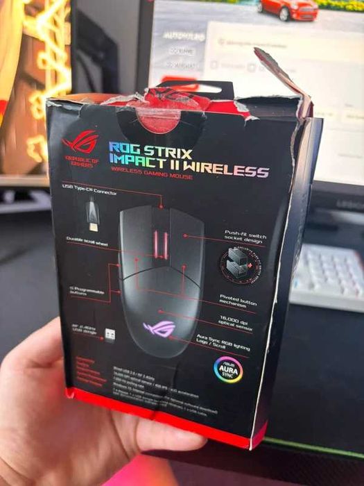 Asus ROG Strix Impact II Wireless Nou Mouse