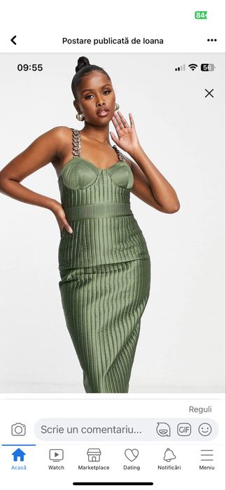 Rochie Assos verde