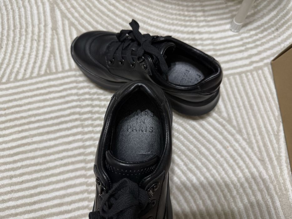 Кожанные кроссовки