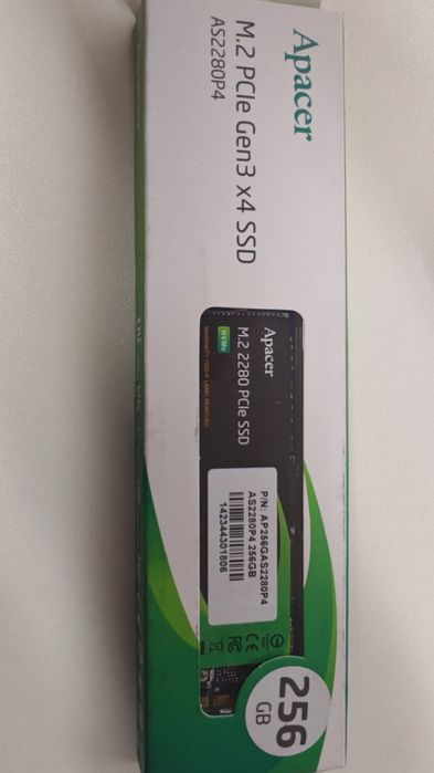 Продам ssd apcer 256gb