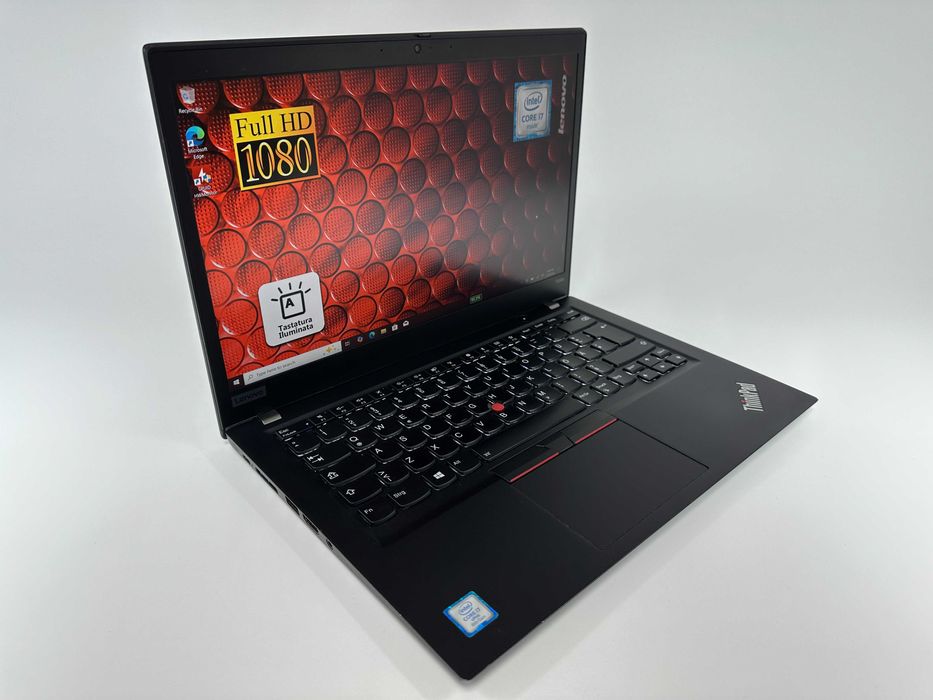 Laptop Lenovo T490s i7 16 gb ram SSD 14 inch Full HD Garantie 12 luni