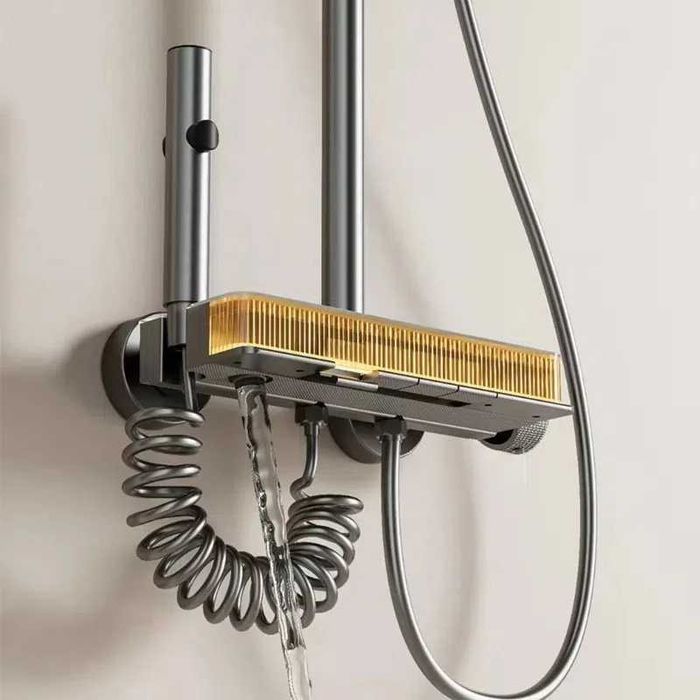 Модерен интелигентен душ с дисплей и LED подсветка D53