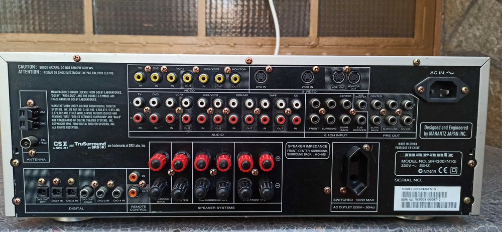 Marantz SR4300 6.1 канала ресийвър дистанционно