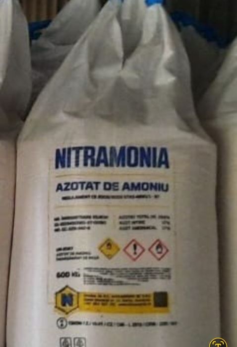 Azotat de amoniu la 50kg, 600kg si 1000kg