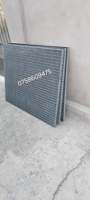 Grilaje- trepte zincate  60x130