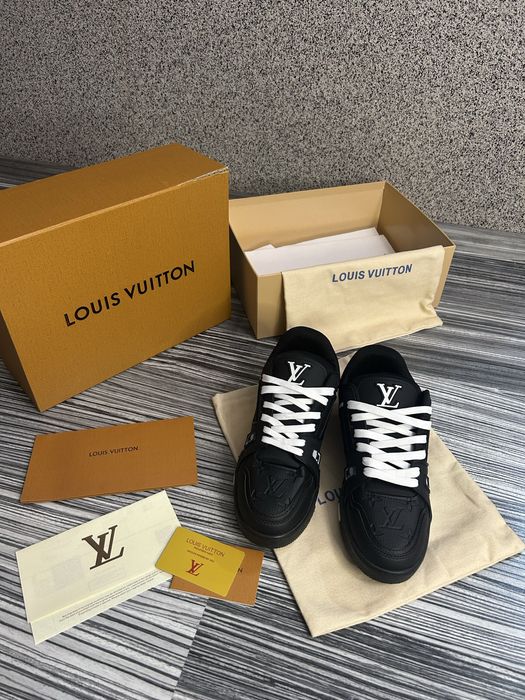Adidași Louis Vuitton Trainer negri | Mărimea 41 | Noi în cutie