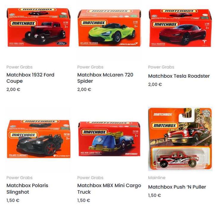 Matchbox, MiniGT, Sparky, Tarmac Works, Tomica, Welly (1:64 нови)
