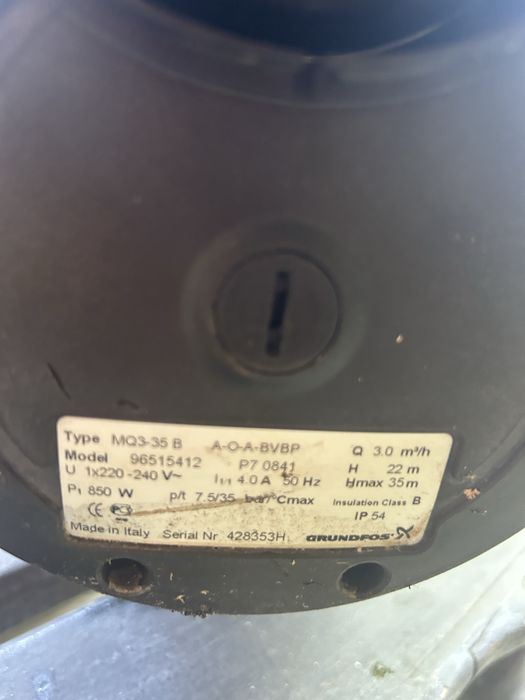 Водна Помпа grundfos Mk3-35B