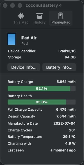 iPad Air 5 (M1, 2022), 64GB Wi-Fi, Starlight + Apple Pencil 2 + accesorii