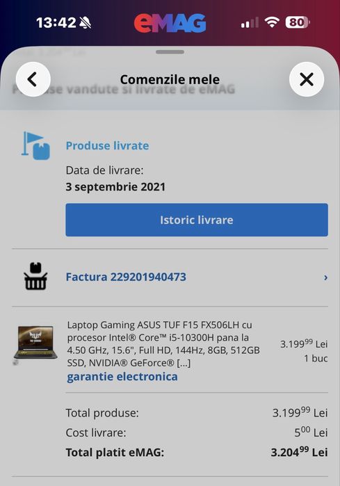Laptop gaming ASUS TUF F15