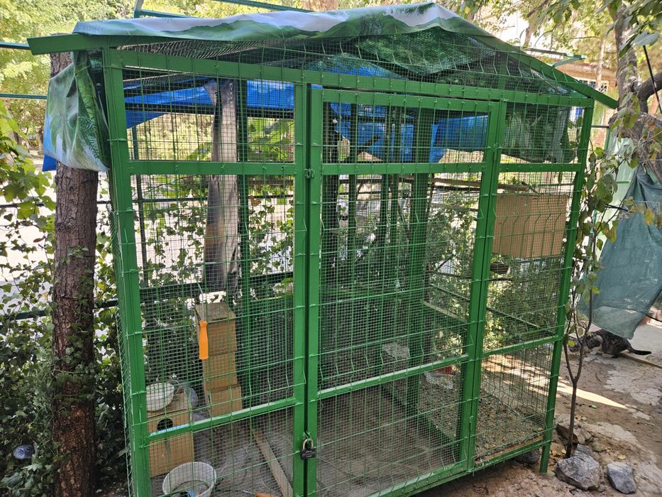 Большая клетка для птиц