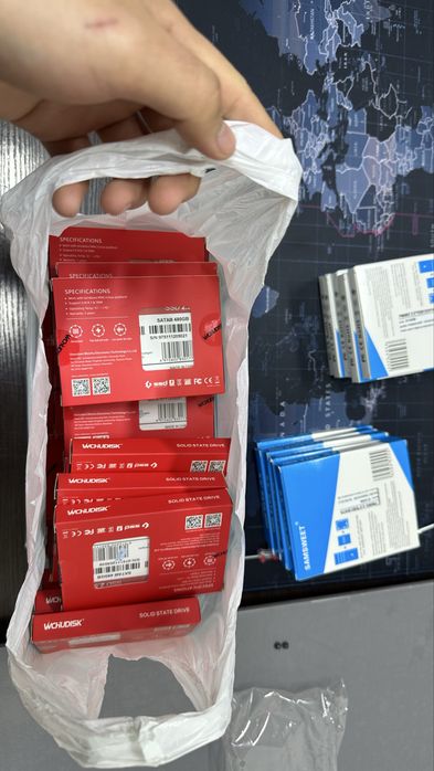 SSD SATA 256/480/512GB/1TB